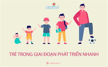 TRẺ TRONG GIAI ĐOẠN PHÁT TRIỂN NHANH CẦN BỐ SUNG NHỮNG GÌ?